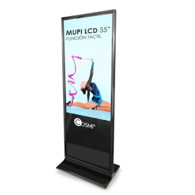 Mupi LCD 55 pulgadas Slim tactil Android (767*1980*30mm) - pantalla (680*1209)