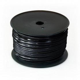 Cable de micrófono con alta flexibilidad: dos polos + algodón y protector de cobre - Funda negra Ã~ 6.4 mm- 100 metros de correo