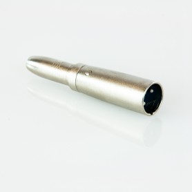 Adaptador de metal: Xlr 3 Pole Plug - & GT Jack 6,3 mm enjuague: paquete: 20 piezas cada caja